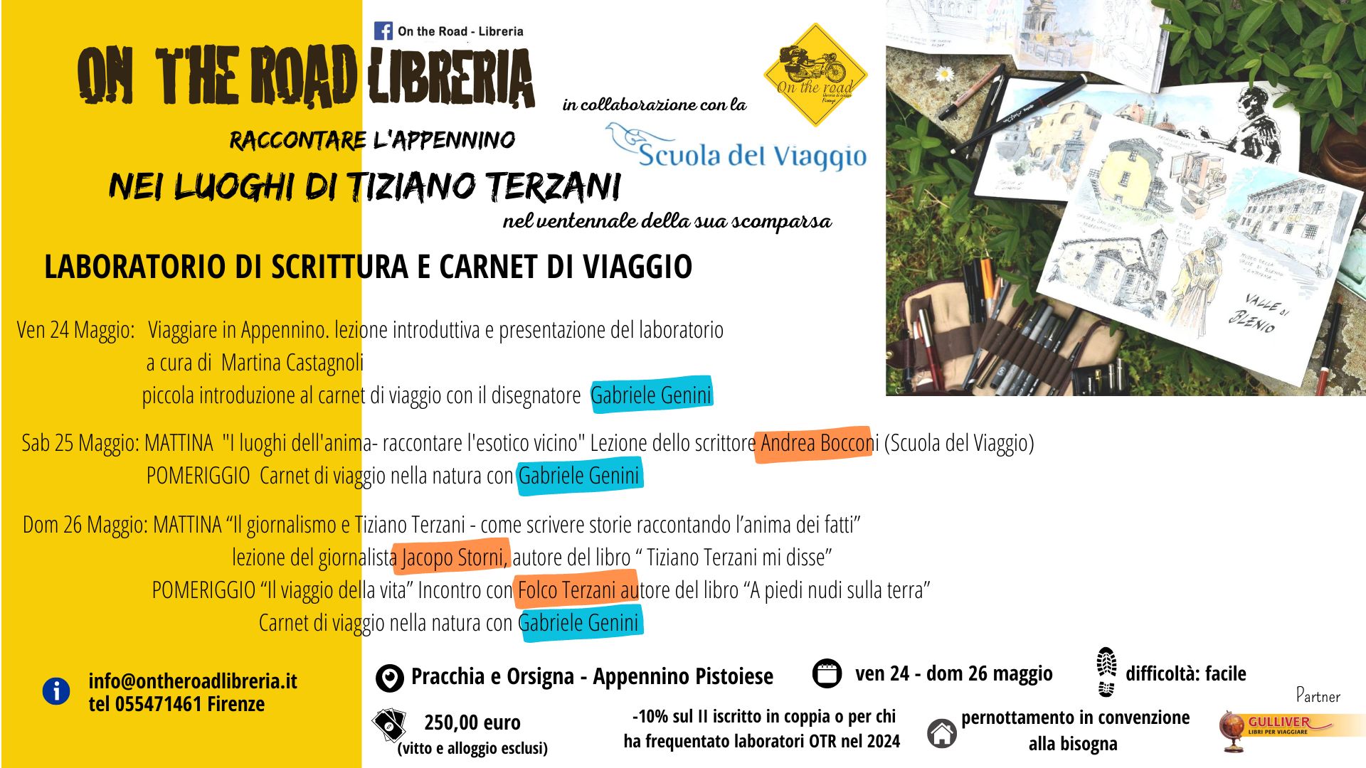 Laboratorio di scrittura e carnet di viaggio: nei luoghi di Tiziano Terzani